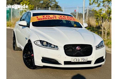 White 2014 Jaguar XF Sedan 3.0 Sv6 Luxury