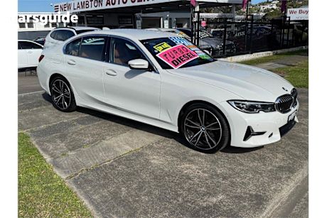 White 2019 BMW 320D Sedan