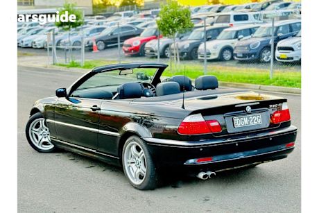Black 2004 BMW 330CI Convertible
