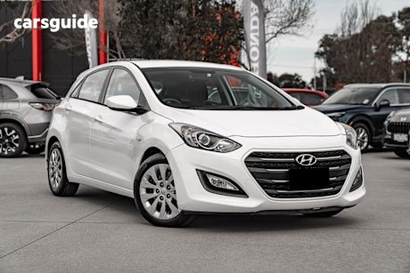 White 2015 Hyundai I30 Hatchback Active