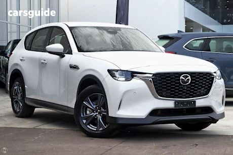 White 2024 Mazda CX-60 Wagon D50E Evolve Hybrid