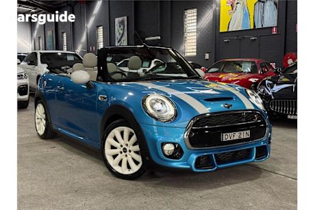Blue 2018 Mini Convertible Convertible COOPER S F