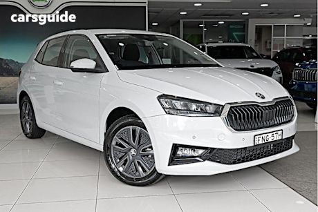 White 2024 Skoda Fabia Hatchback Select 85Tsi