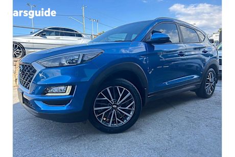 Blue 2021 Hyundai Tucson SUV ACTIVE X F