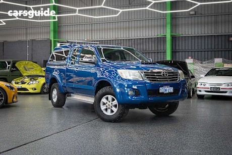 Blue 2012 Toyota Hilux Ute Tray SR5 4X4