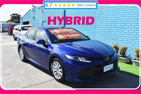 Blue 2018 Toyota Camry Sedan Ascent