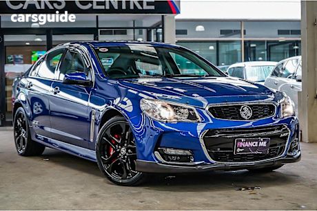 Blue 2016 Holden Commodore Sedan SS V REDLINE R