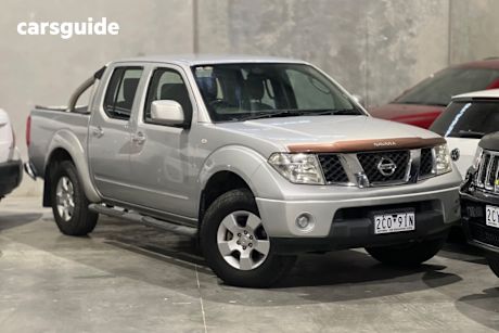 Grey 2011 Nissan Navara Dual Cab Pick-up St (4X4)