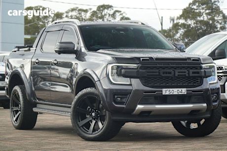 Grey 2022 Ford Ranger Ute Tray WILDTRAK 4X4