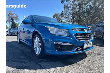 Blue 2015 Holden Cruze Sedan SRI F