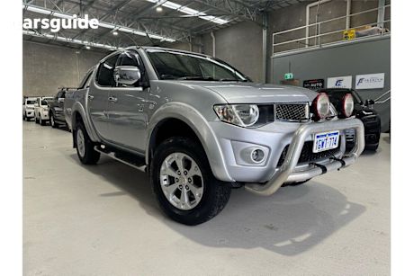 Silver 2010 Mitsubishi Triton Double Cab Utility Glx-R (4X4)