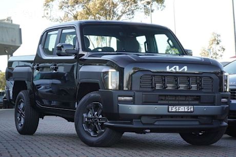 Black 2025 Kia Tasman Ute Tray SX 4X4