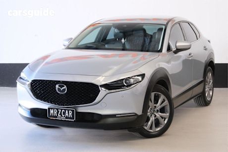 Silver 2022 Mazda CX-30 SUV G20 TOURING F