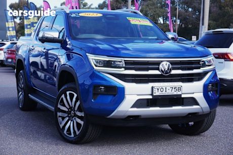 Blue 2023 Volkswagen Amarok Dual Cab Utility Aventura Tsi452 4Motion