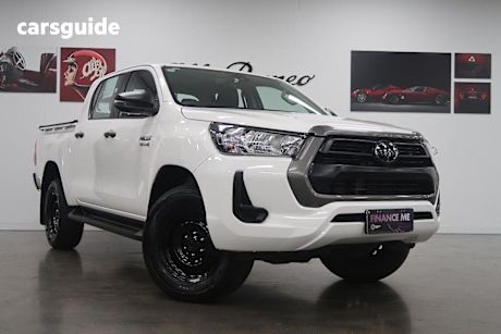 White 2022 Toyota Hilux Ute Tray SR HI-RIDER R