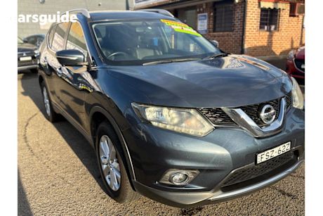 Blue 2014 Nissan X-Trail SUV ST-L F
