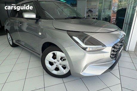 Silver 2024 Suzuki Swift Hatchback Hybrid Plus