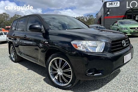Black 2009 Toyota Kluger Wagon Kx-R (Fwd) 5 Seat