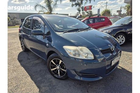 Blue 2007 Toyota Corolla Hatchback Ascent