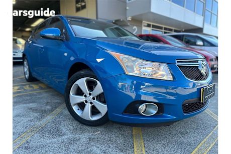 Blue 2013 Holden Cruze Hatchback Equipe