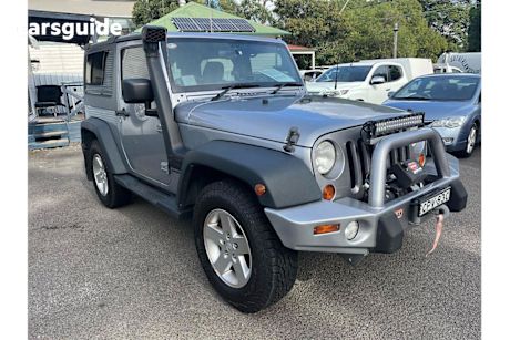 Silver 2013 Jeep Wrangler Sedan SPORT 4X4