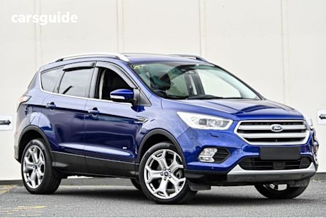 Blue 2018 Ford Escape SUV TITANIUM 4X4
