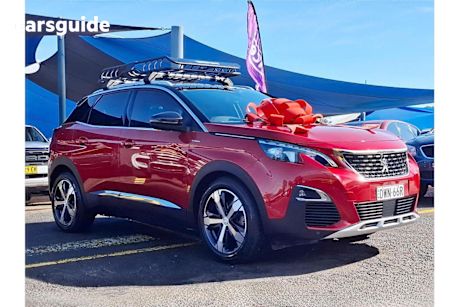 Red 2018 Peugeot 3008 Hatch GT LINE F