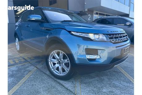 Blue 2013 Land Rover Range Rover Evoque Wagon Td4 Pure