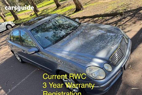 Blue 2003 Mercedes-Benz E320 Sedan Avantgarde