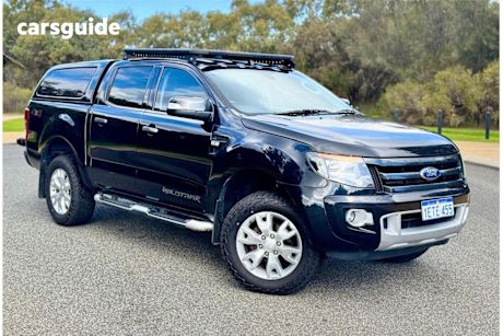 Black 2015 Ford Ranger Crew Cab Utility Wildtrak 3.2 (4X4)