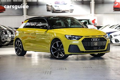 Yellow 2021 Audi A1 Hatch 35 TFSI F