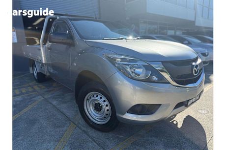 Silver 2016 Mazda BT-50 Cab Chassis Xt (4X2)