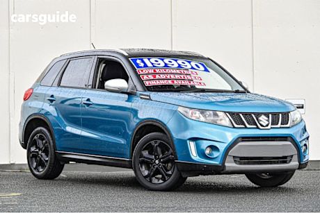 Blue 2016 Suzuki Vitara SUV S TURBO F