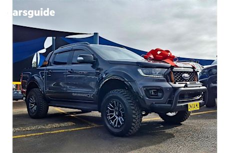 Grey 2021 Ford Ranger Double Cab Pick Up Wildtrak 2.0 (4X4)