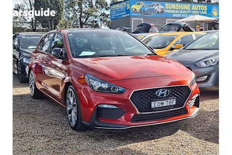 Orange 2021 Hyundai I30 Hatchback N Line Premium