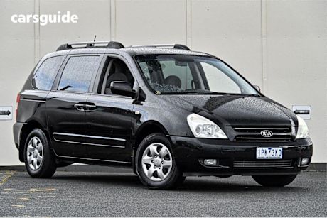 Black 2007 Kia Carnival SUV EX F