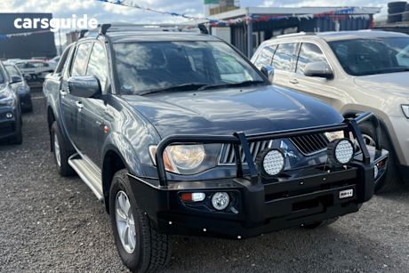 Grey 2008 Mitsubishi Triton Double Cab Utility Glx-R (4X4)
