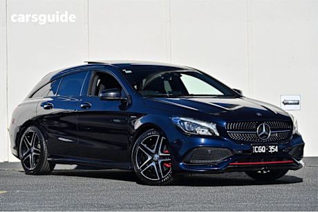 Blue 2017 Mercedes-Benz CLA-Class SUV CLA250 SPORT 4WD