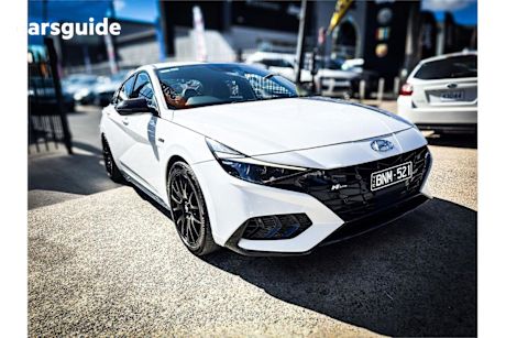 White 2021 Hyundai I30 Sedan N Line