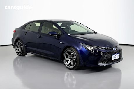 Blue 2022 Toyota Corolla Sedan Ascent Sport Hybrid