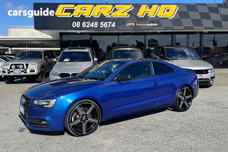 Blue 2014 Audi A5 Coupe 2.0 Tfsi S Line Comp Quattro