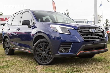 Blue 2024 Subaru Forester SUV 2.5I SPORT 4WD