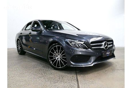 Grey 2015 Mercedes-Benz C200 Sedan