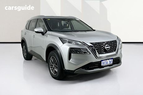 Silver 2022 Nissan X-Trail Wagon St (4Wd) 7 Seat
