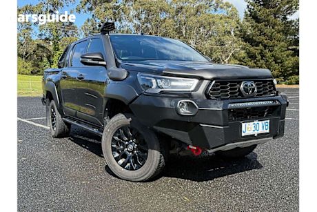 Black 2021 Toyota Hilux Ute Tray RUGGED X 4X4