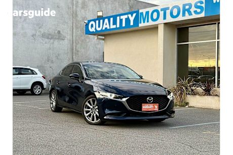 Blue 2022 Mazda Mazda3 Sedan G25 ASTINA F