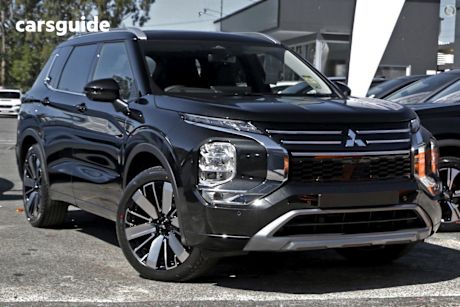 Black 2025 Mitsubishi Outlander Wagon Exceed 5 Seat (Awd)