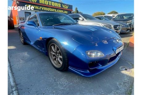 Blue 2002 Mazda RX7 Coupe TWIN TURBO RS