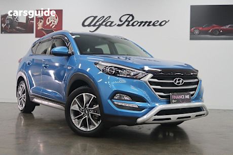 Blue 2017 Hyundai Tucson SUV ACTIVE X F