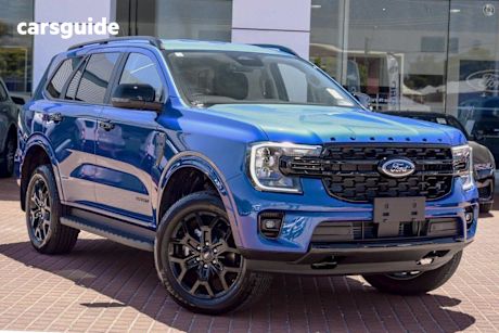 Blue 2025 Ford Everest SUV SPORT 4X4